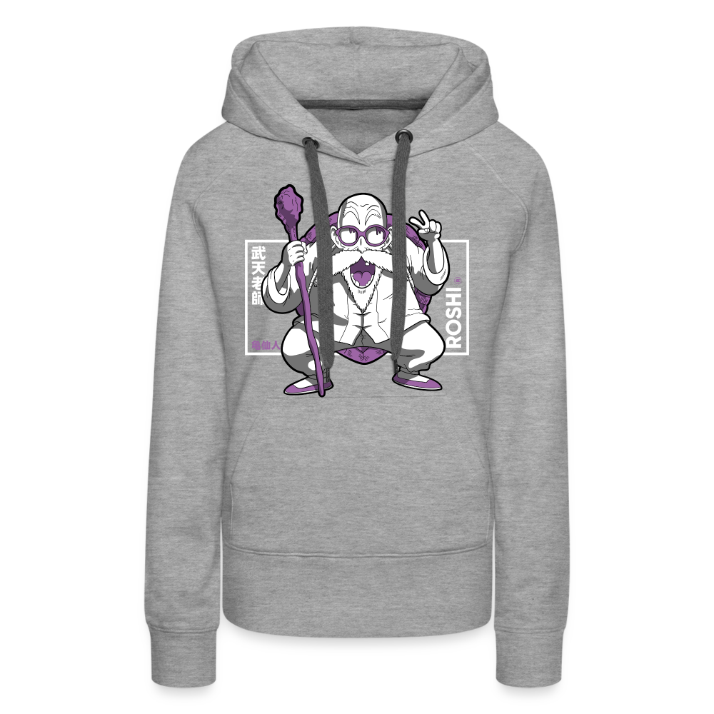 Turtle Hermit - Women’s Premium Hoodie - heather grey