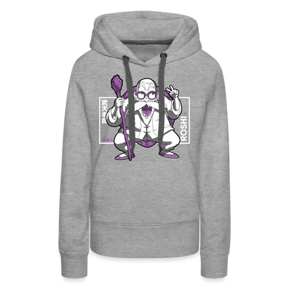 Turtle Hermit - Women’s Premium Hoodie - heather grey