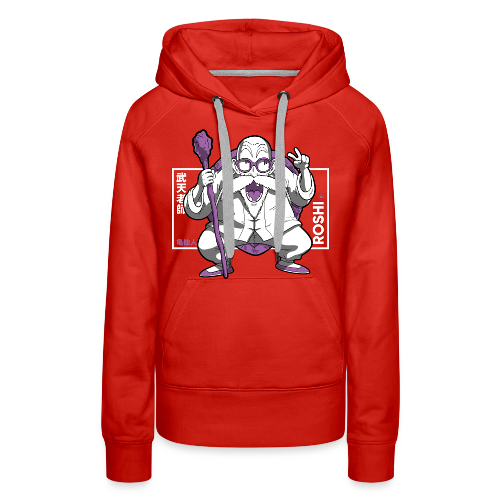 Turtle Hermit - Women’s Premium Hoodie - red