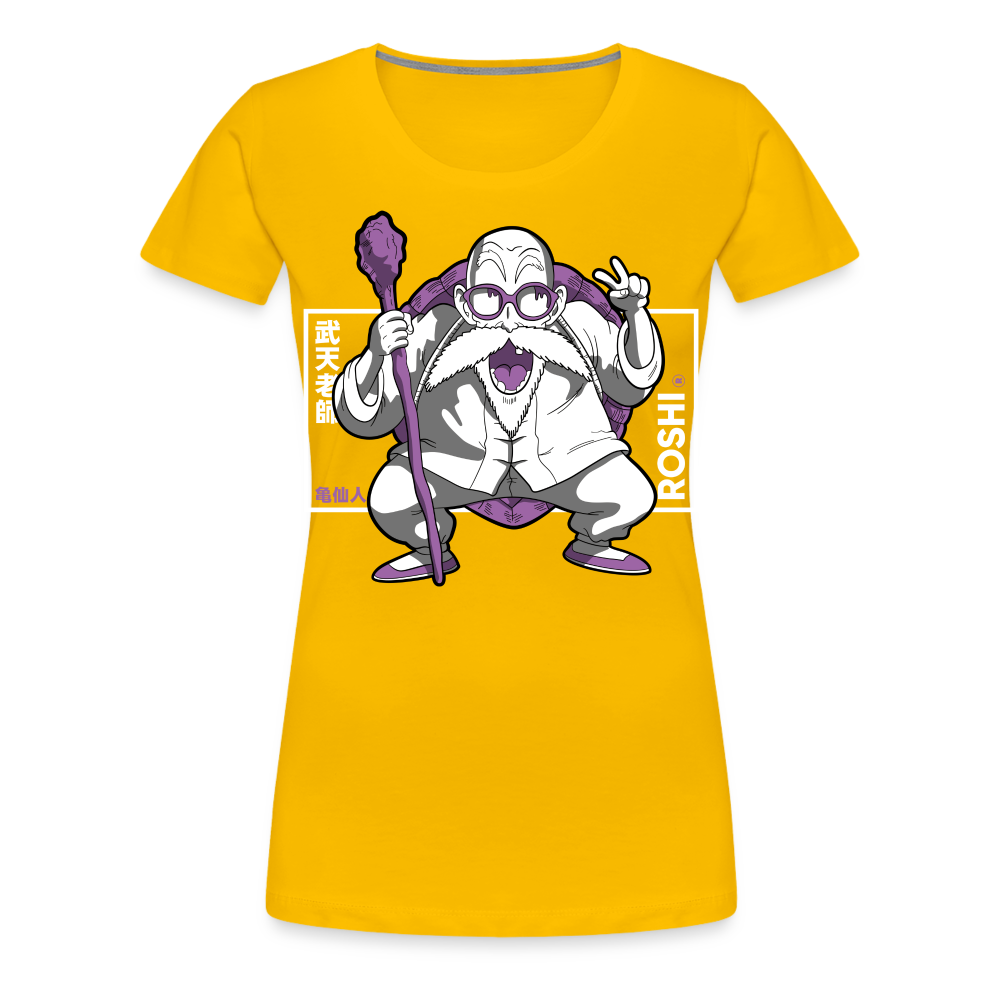 Turtle Hermit - Women’s Premium T-Shirt - sun yellow