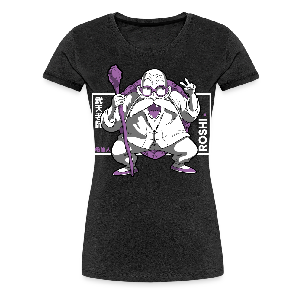 Turtle Hermit - Women’s Premium T-Shirt - charcoal grey