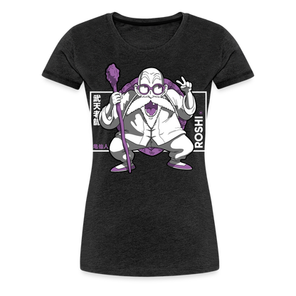 Turtle Hermit - Women’s Premium T-Shirt - charcoal grey