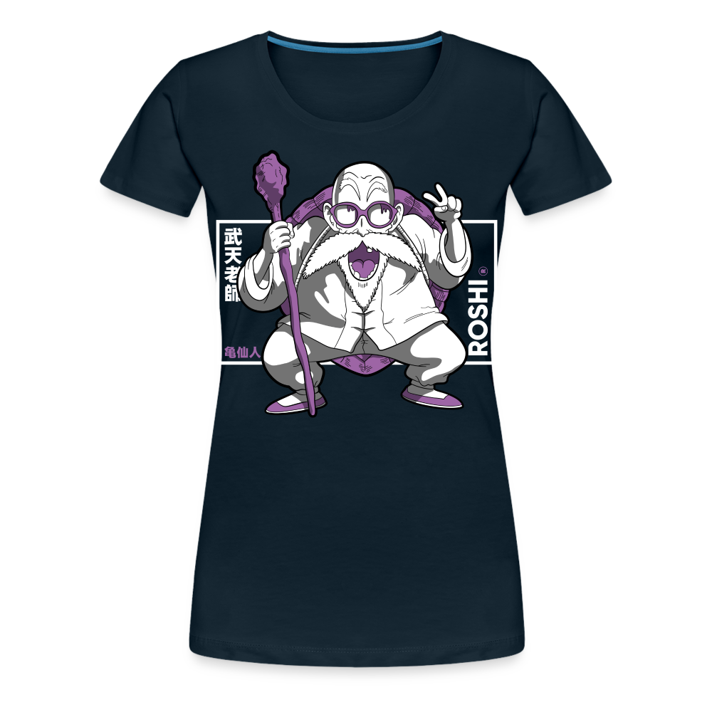 Turtle Hermit - Women’s Premium T-Shirt - deep navy