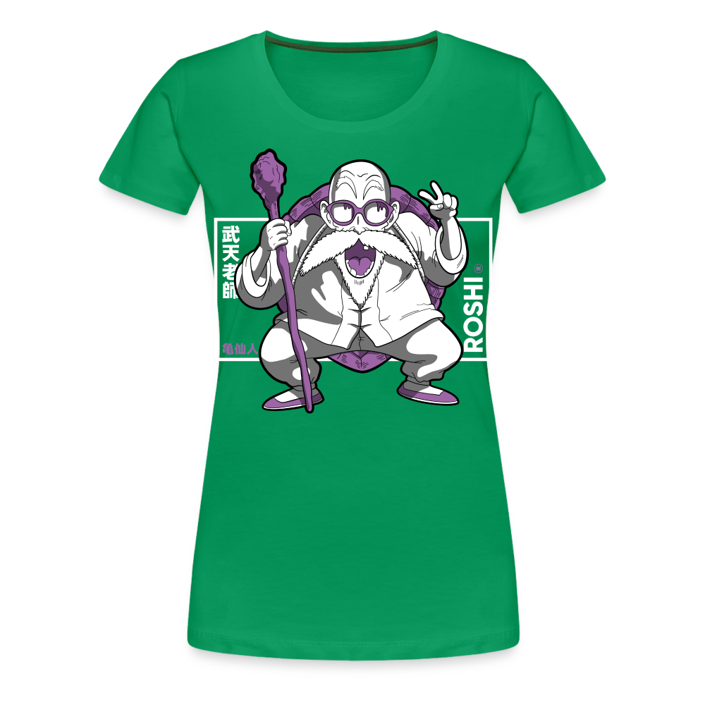 Turtle Hermit - Women’s Premium T-Shirt - kelly green