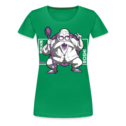 Turtle Hermit - Women’s Premium T-Shirt - kelly green