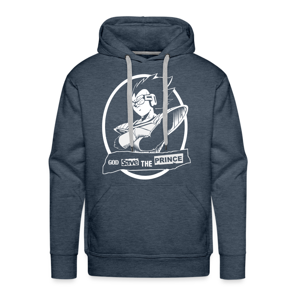 Prince of Saiyans - Men’s Premium Hoodie - heather denim