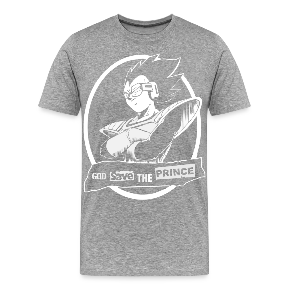 Prince of Saiyans - Men's Premium T-Shirt - heather gray