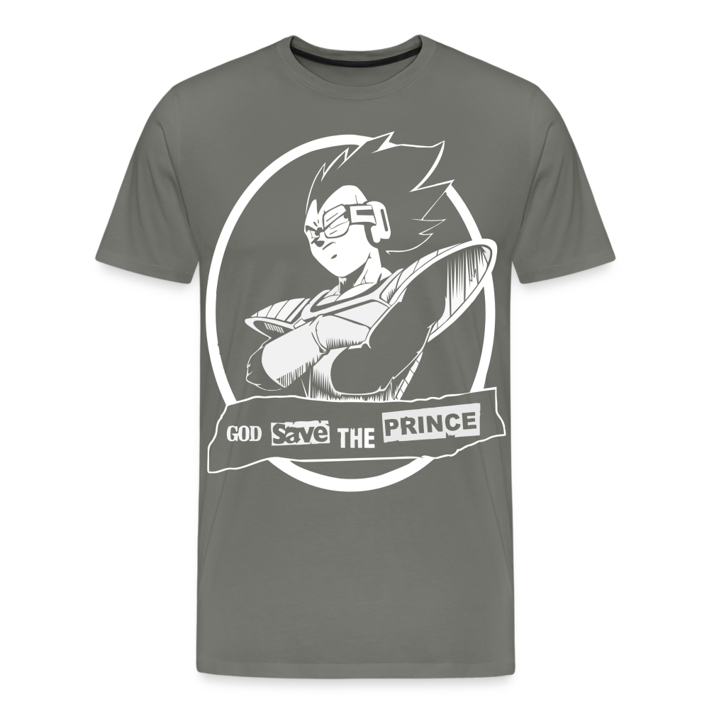 Prince of Saiyans - Men's Premium T-Shirt - asphalt gray