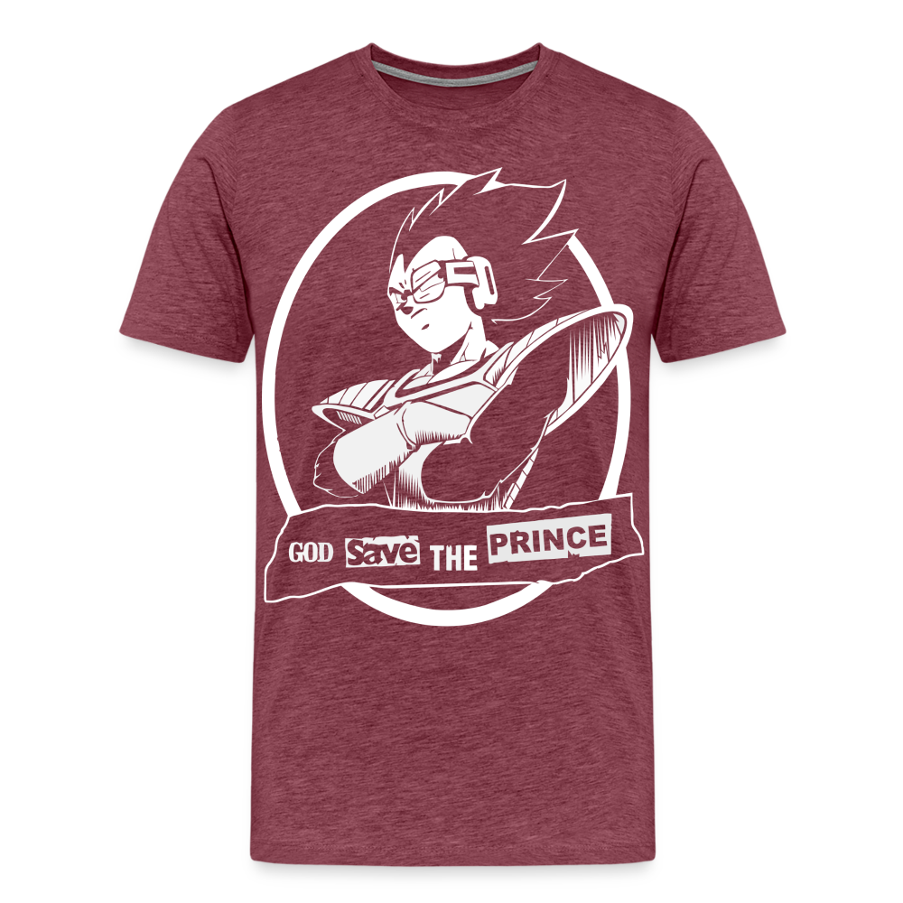 Prince of Saiyans - Men's Premium T-Shirt - heather burgundy