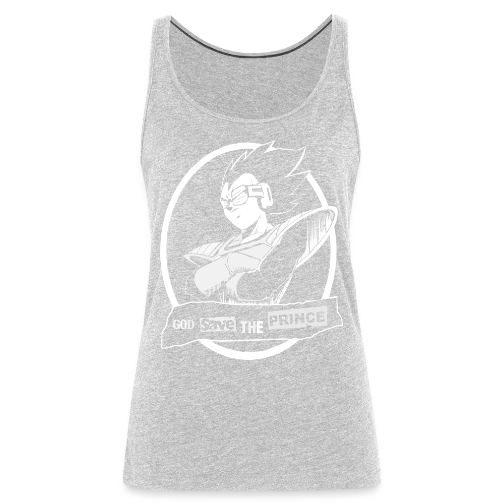 Prince of Saiyans - Women’s Premium Tank Top - heather gray