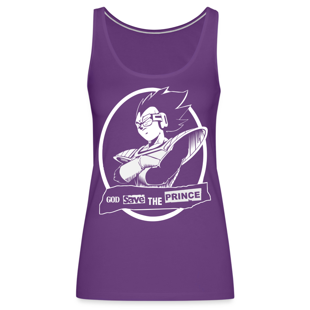 Prince of Saiyans - Women’s Premium Tank Top - purple