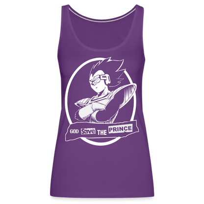 Prince of Saiyans - Women’s Premium Tank Top - purple