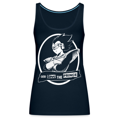 Prince of Saiyans - Women’s Premium Tank Top - deep navy