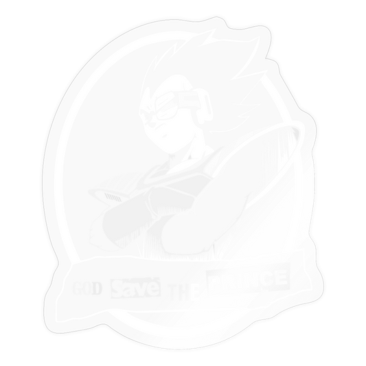 Prince of Saiyans - Sticker - transparent glossy