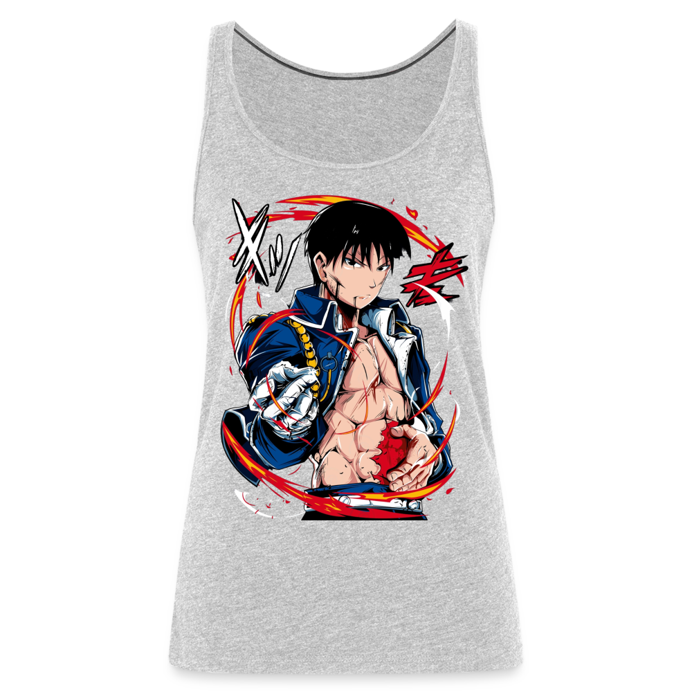 Flame Alchemist - Women’s Premium Tank Top - heather gray