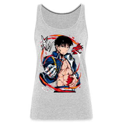 Flame Alchemist - Women’s Premium Tank Top - heather gray