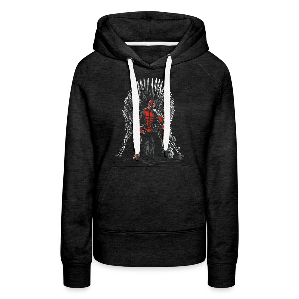 Iron Throne - Women’s Premium Hoodie - charcoal grey