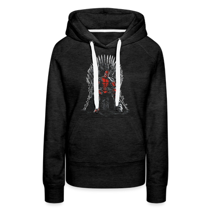 Iron Throne - Women’s Premium Hoodie - charcoal grey