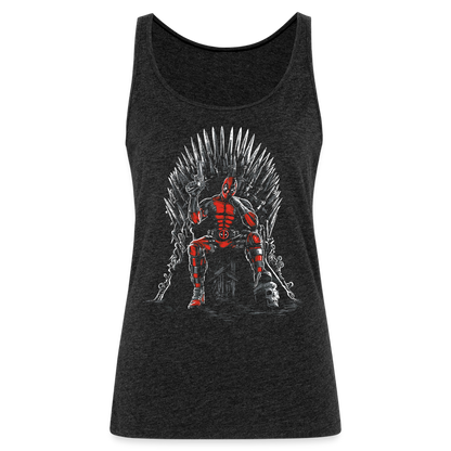 Iron Throne - Women’s Premium Tank Top - charcoal grey