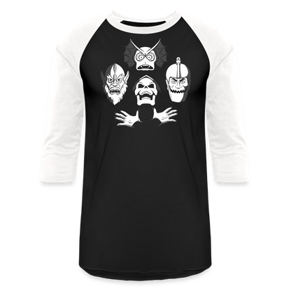 The Evil Warriors - Baseball T-Shirt - black/white