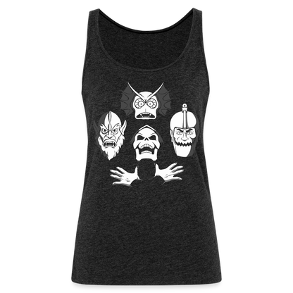 The Evil Warriors - Women’s Premium Tank Top - charcoal grey