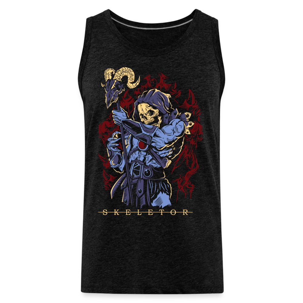 Skeletor - Men’s Premium Tank - charcoal grey