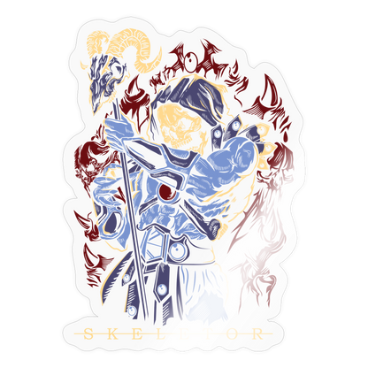 Skeletor - Sticker - transparent glossy