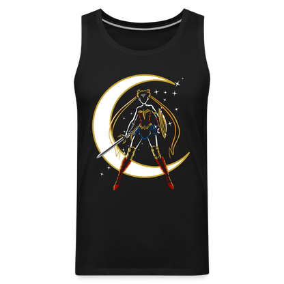 Wonder Moon - Men’s Premium Tank - black