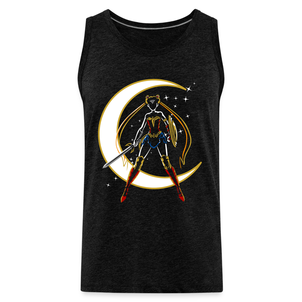 Wonder Moon - Men’s Premium Tank - charcoal grey