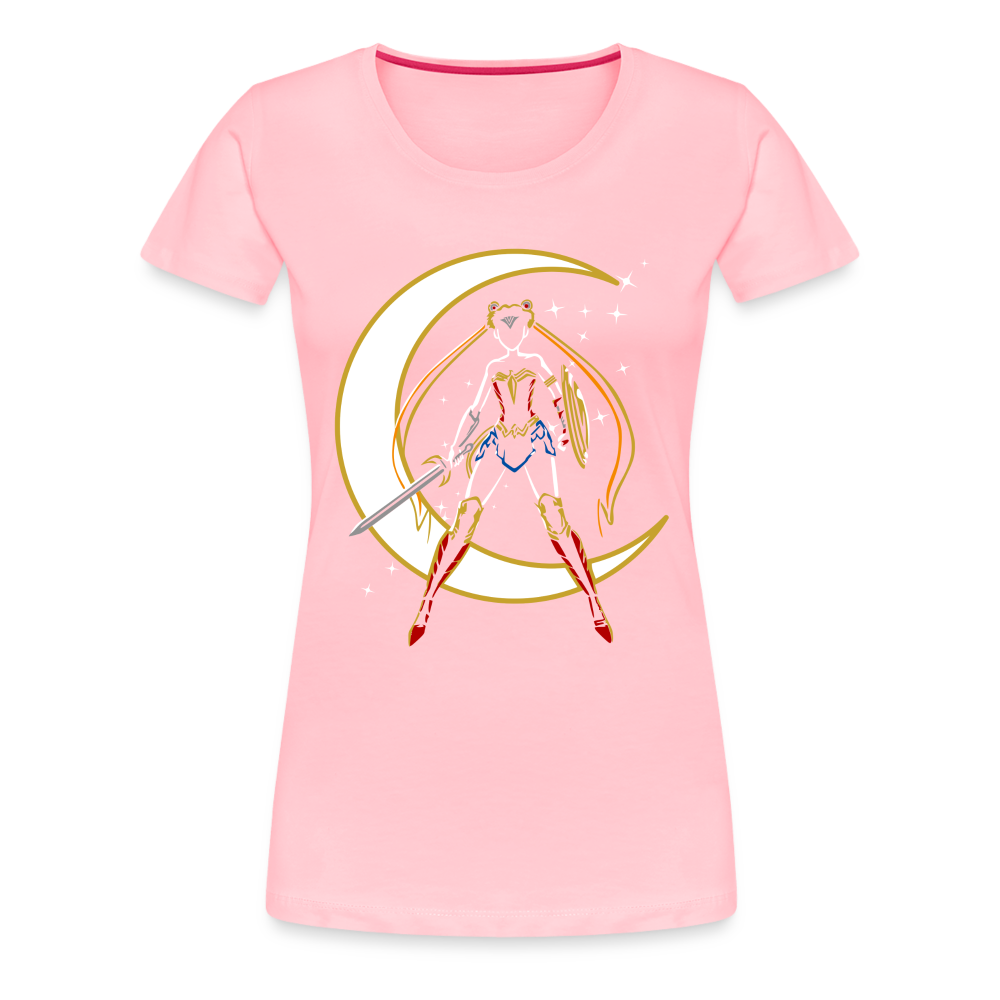 Wonder Moon - Women’s Premium T-Shirt - pink