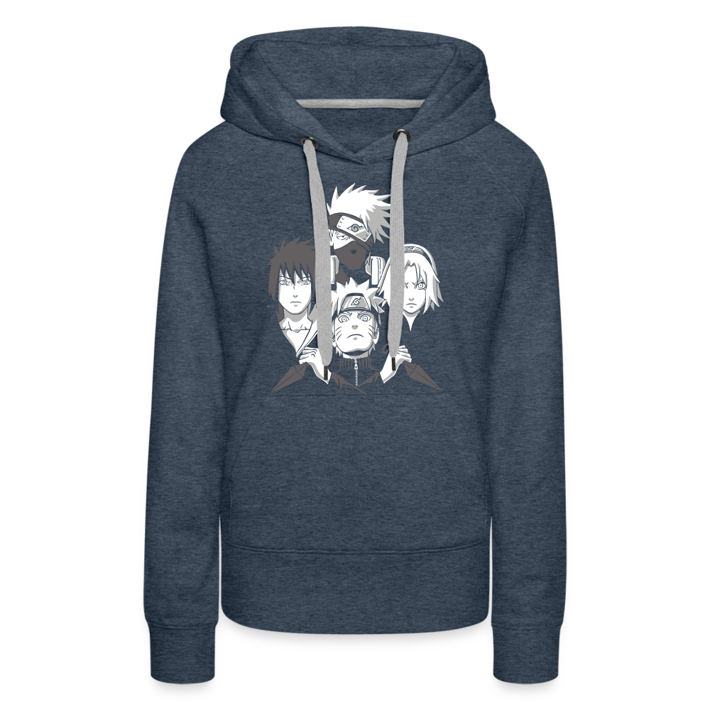 Team 7 - Women’s Premium Hoodie - heather denim