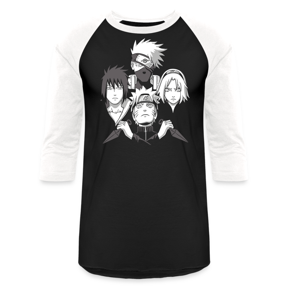 Team 7 - Baseball T-Shirt - black/white