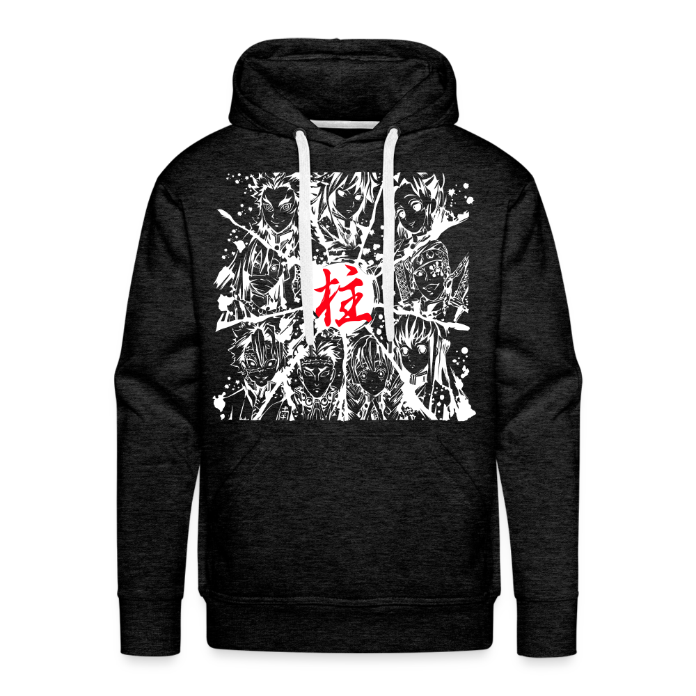 Hashiras - Men’s Premium Hoodie - charcoal grey