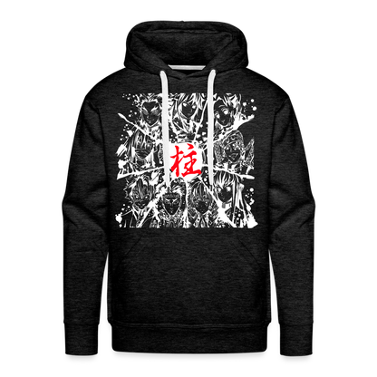 Hashiras - Men’s Premium Hoodie - charcoal grey