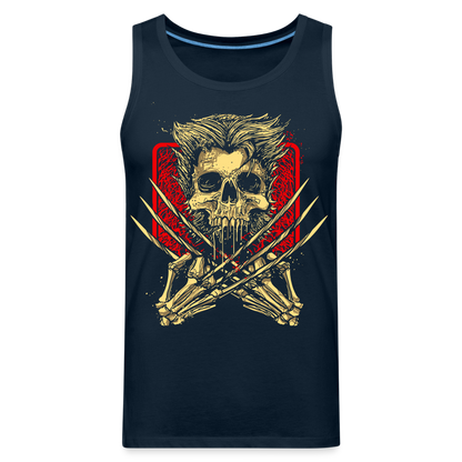 Wolverine's Bones - Men’s Premium Tank - deep navy