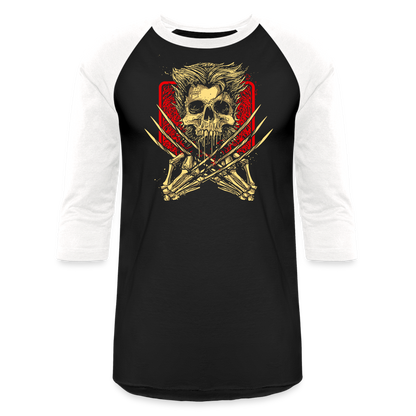 Wolverine's Bones - Baseball T-Shirt - black/white