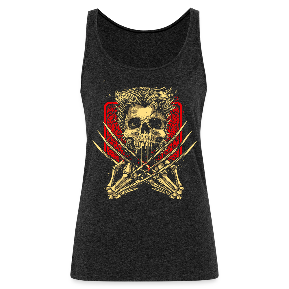 Wolverine's Bones - Women’s Premium Tank Top - charcoal grey