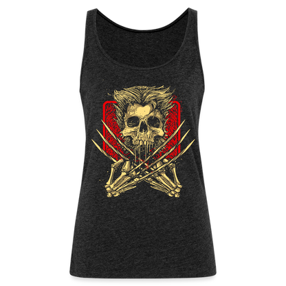 Wolverine's Bones - Women’s Premium Tank Top - charcoal grey