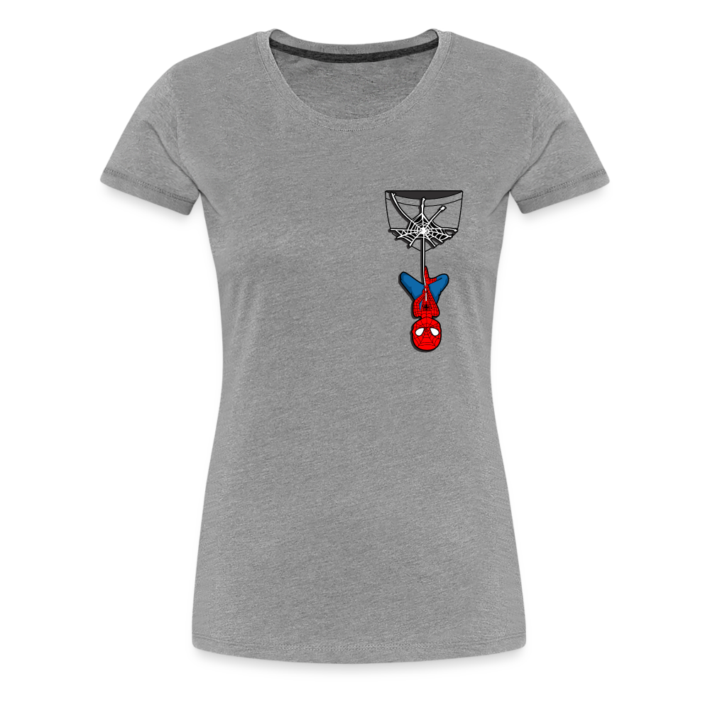 Web Slinger - Women’s Premium T-Shirt - heather gray