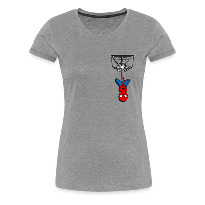 Web Slinger - Women’s Premium T-Shirt - heather gray