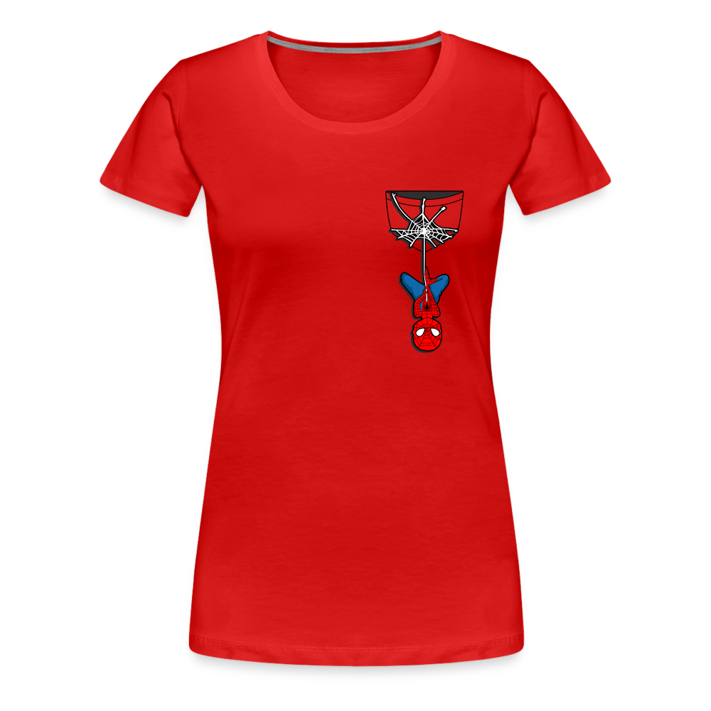 Web Slinger - Women’s Premium T-Shirt - red