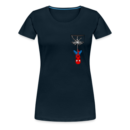 Web Slinger - Women’s Premium T-Shirt - deep navy