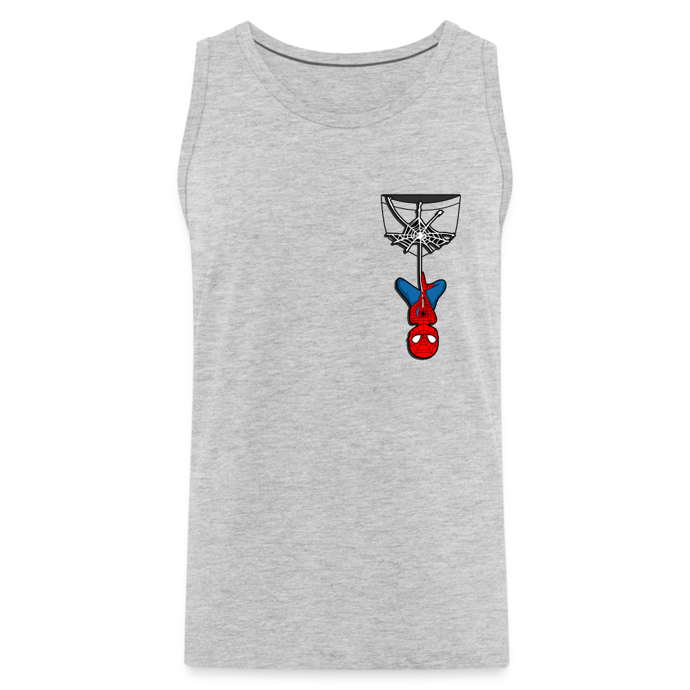 Web Slinger - Men’s Premium Tank - heather gray