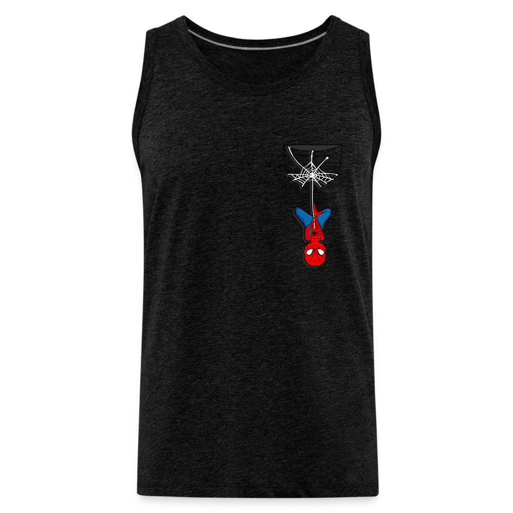 Web Slinger - Men’s Premium Tank - charcoal grey