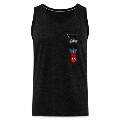 Web Slinger - Men’s Premium Tank - charcoal grey