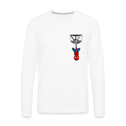 Web Slinger - Men's Premium Long Sleeve T-Shirt - white