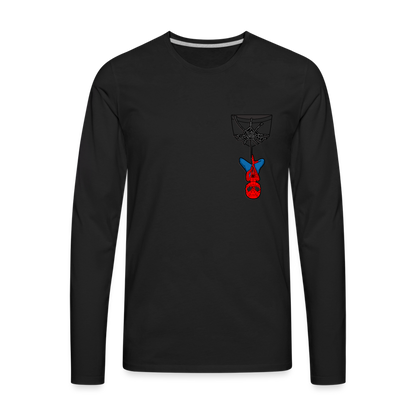 Web Slinger - Men's Premium Long Sleeve T-Shirt - black