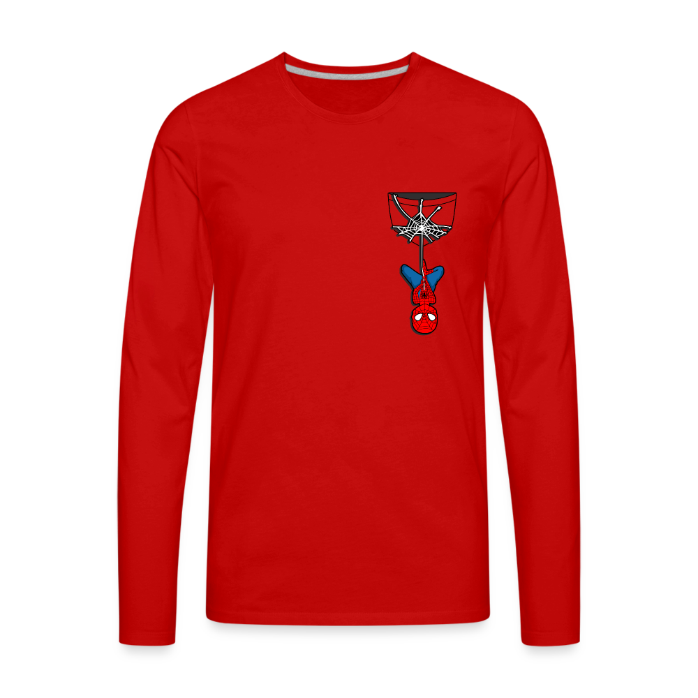 Web Slinger - Men's Premium Long Sleeve T-Shirt - red