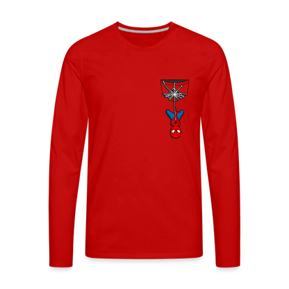 Web Slinger - Men's Premium Long Sleeve T-Shirt - red