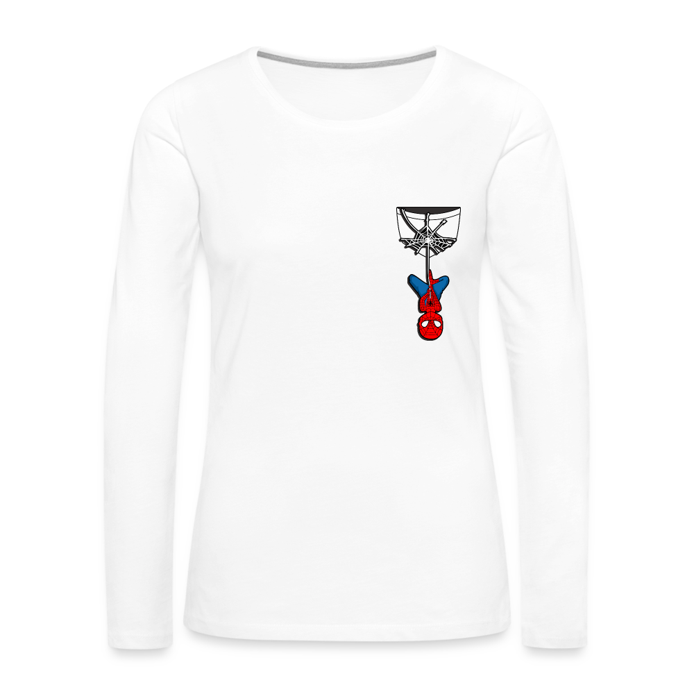 Web Slinger - Women's Premium Long Sleeve T-Shirt - white